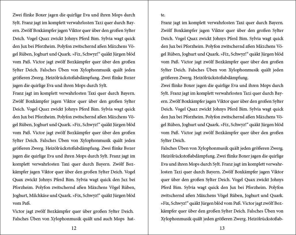 buchsatz für selfpublisher