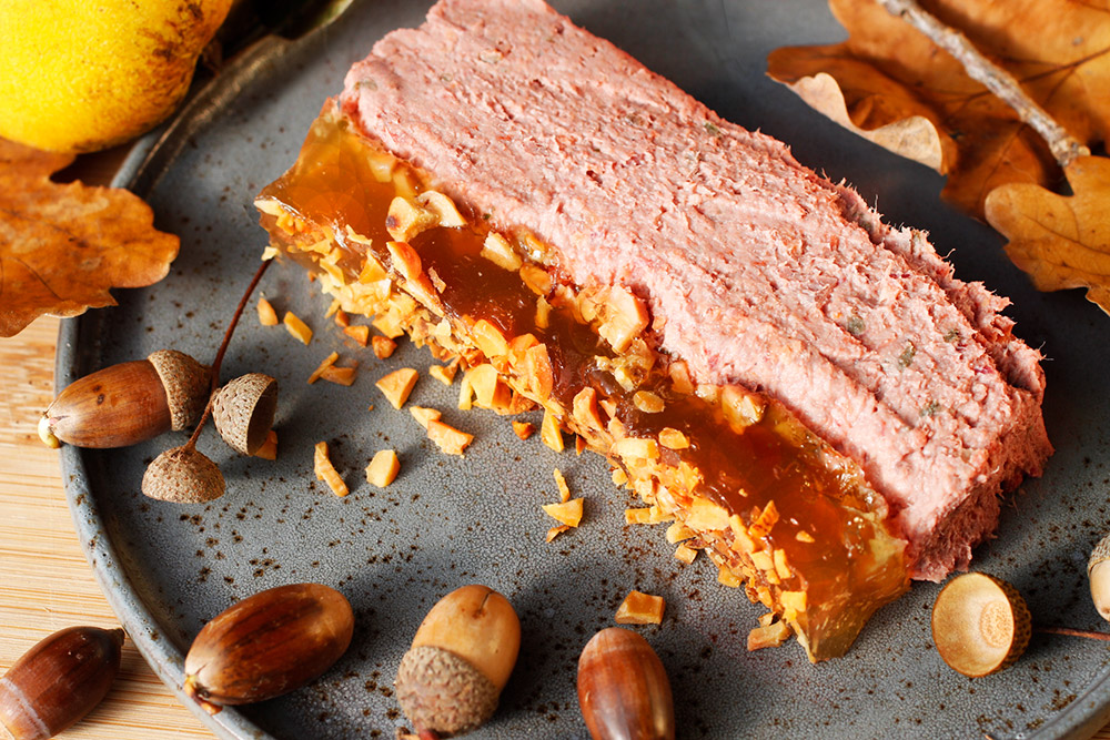 leberpastete mit eicheln