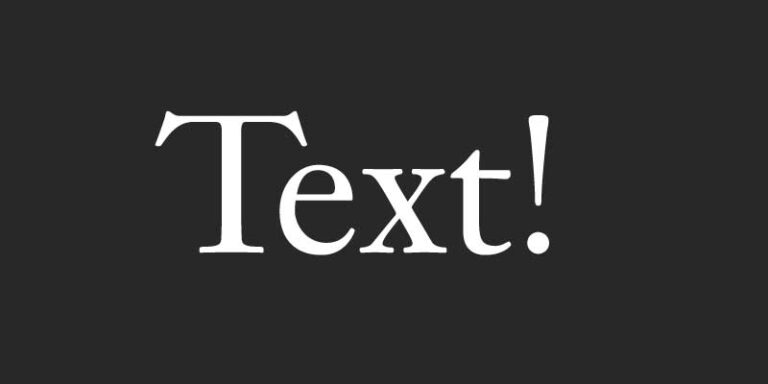 text