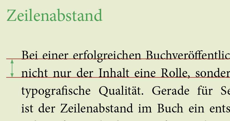 Zeilenabstand